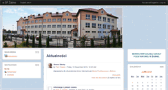 Desktop Screenshot of e-szkola.spzabno.edu.pl