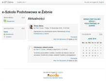 Tablet Screenshot of e-szkola.spzabno.edu.pl